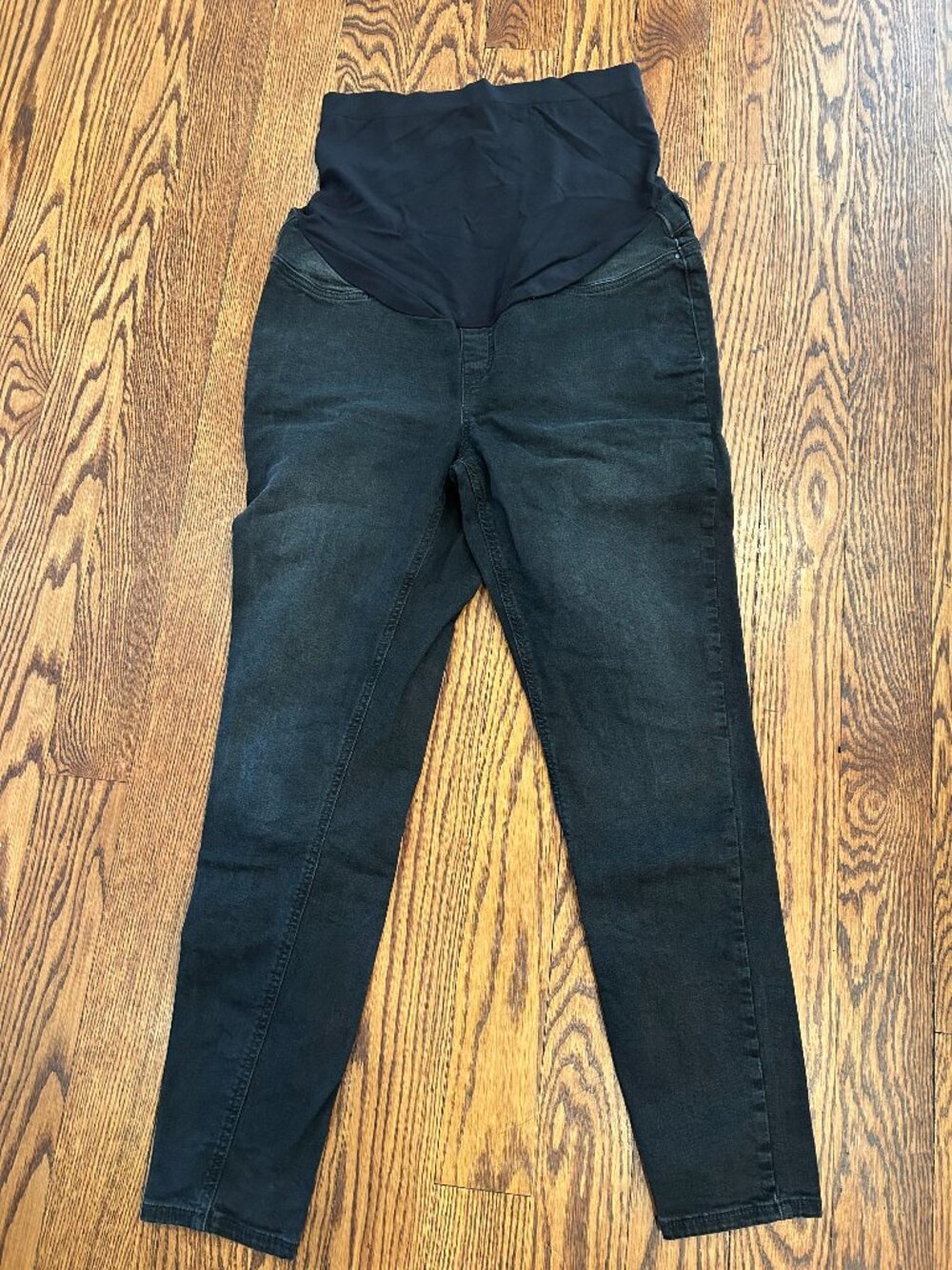 Seraphine Kai - Organic Cotton Black Skinny Maternity Jeans - 12 Tall